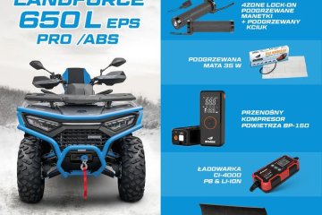 Quad Atv Linhai Landforce 650L Pro EPS 4x4 transport Ostrołęka